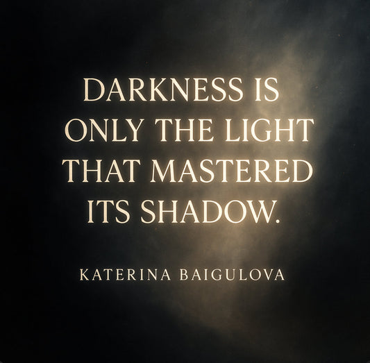 The Light That Mastered Its Shadow